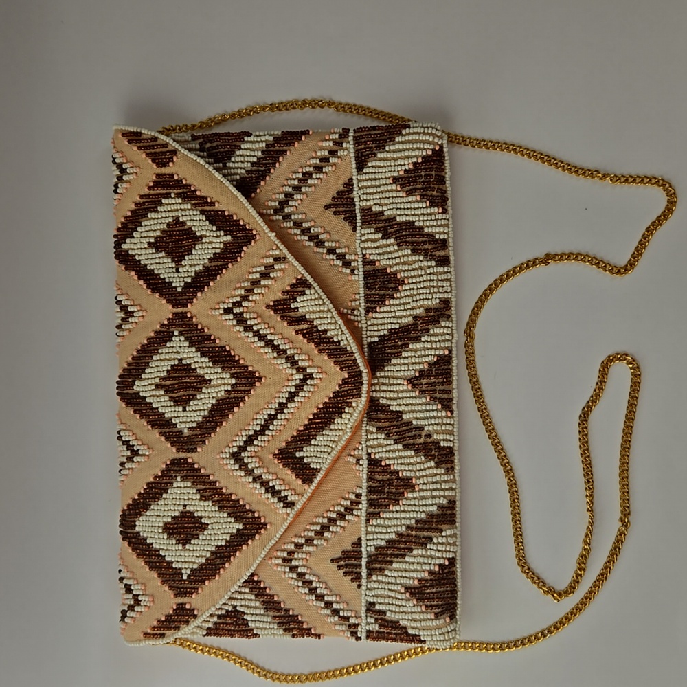 Francesca's Beaded Diamond-Pattern Convertible Cl… - image 2